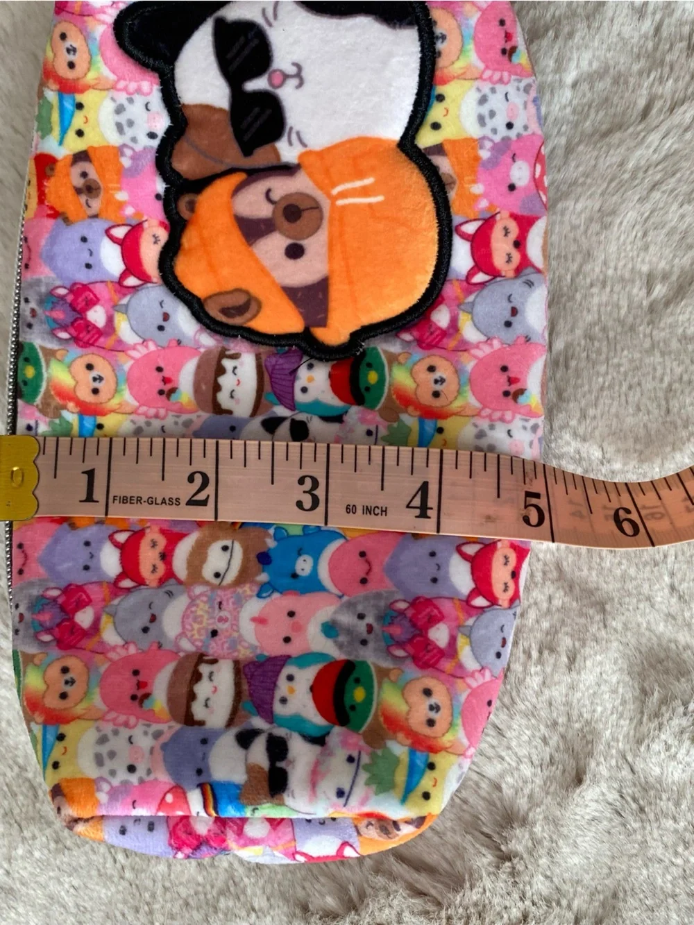 Squishmallows original all characters with Cam&Hans plush fabric pouch
